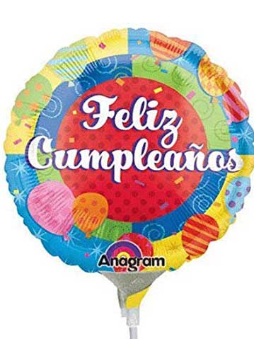 Globo Feliz Cumpleanos 9