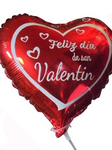 Globo Feliz San Valentin 9 pulgadas